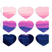 Магнитные фотопазлы Сердце 50 на 50 набор 9 штук Top of the World