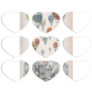 Магнитные фотопазлы Сердце 50 на 50 набор 9 штук 