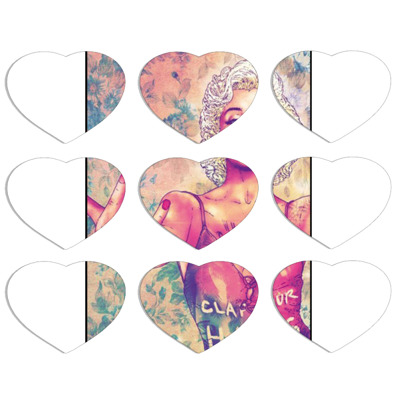 Магнитные фотопазлы Сердце 50 на 50 набор 9 штук 