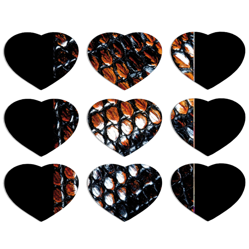 Магнитные фотопазлы Сердце 50 на 50 набор 9 штук 