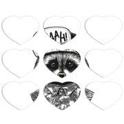 Магнитные фотопазлы Сердце 50 на 50 набор 9 штук 