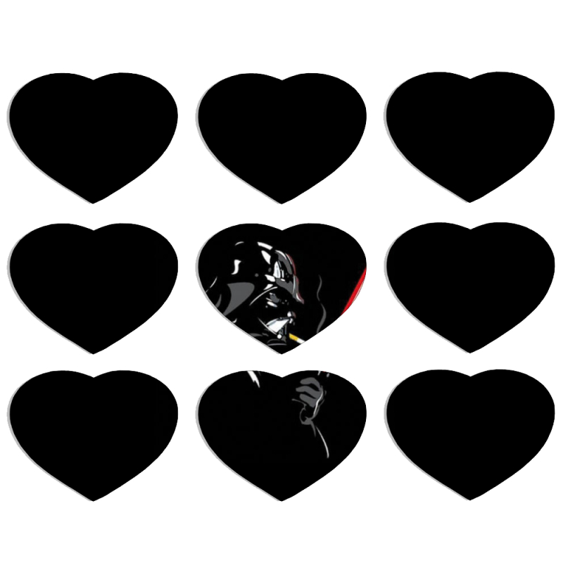 Магнитные фотопазлы Сердце 50 на 50 набор 9 штук 