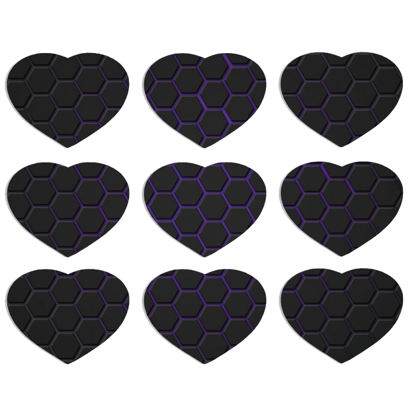 Магнитные фотопазлы Сердце 50 на 50 набор 9 штук 