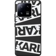 Черный чехол BoxFace Xiaomi 13 Pro White Karl