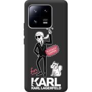 Черный чехол BoxFace Xiaomi 13 Pro For Karl