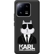 Черный чехол BoxFace Xiaomi 13 Pro Cat in Black