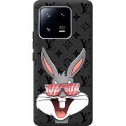 Черный чехол BoxFace Xiaomi 13 Pro looney bunny