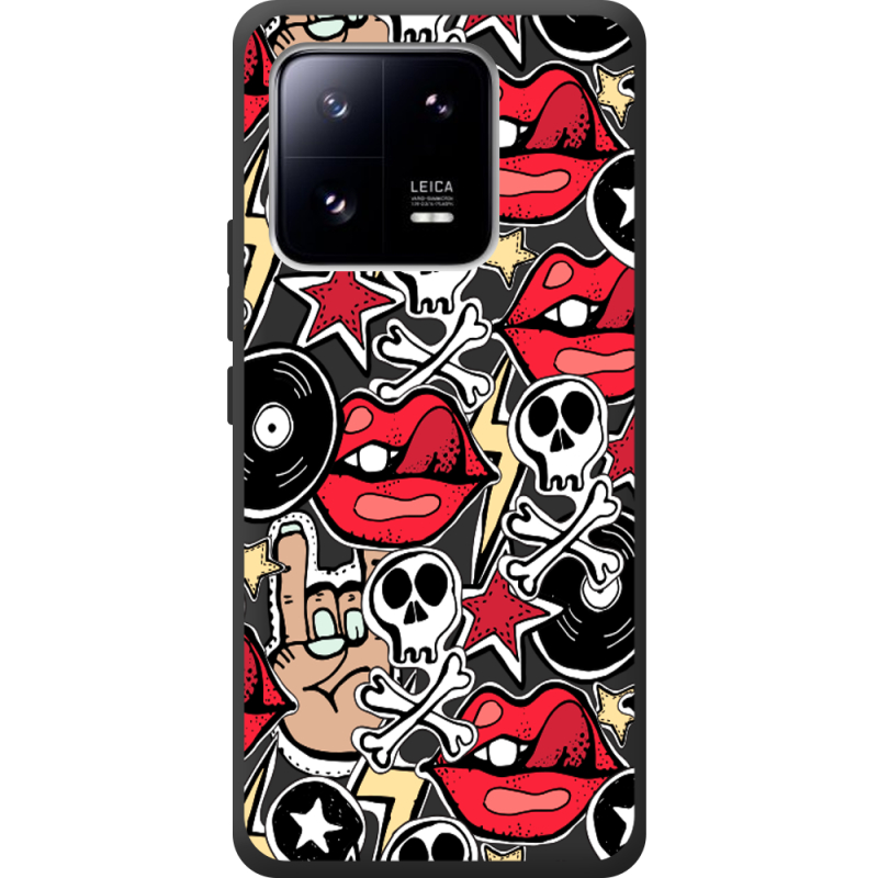 Черный чехол BoxFace Xiaomi 13 Pro Rock Graffiti