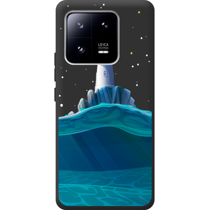 Черный чехол BoxFace Xiaomi 13 Pro Lighthouse