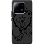 Черный чехол BoxFace Xiaomi 13 Pro Grizzly Bear