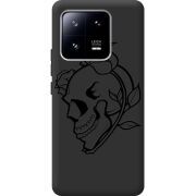 Черный чехол BoxFace Xiaomi 13 Pro Skull and Roses