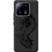 Черный чехол BoxFace Xiaomi 13 Pro Snake