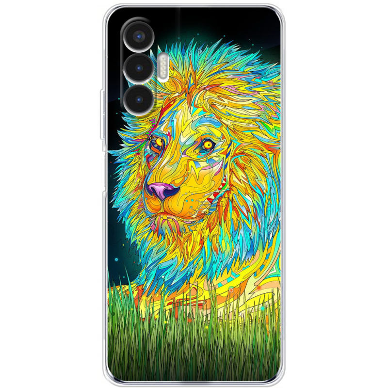 Чехол BoxFace Tecno POVA 3 Moonlight Lion