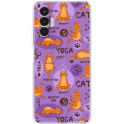 Чехол BoxFace Tecno POVA 3 Yoga Cat