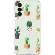 Чехол BoxFace Tecno POVA 3 L-green Cacti