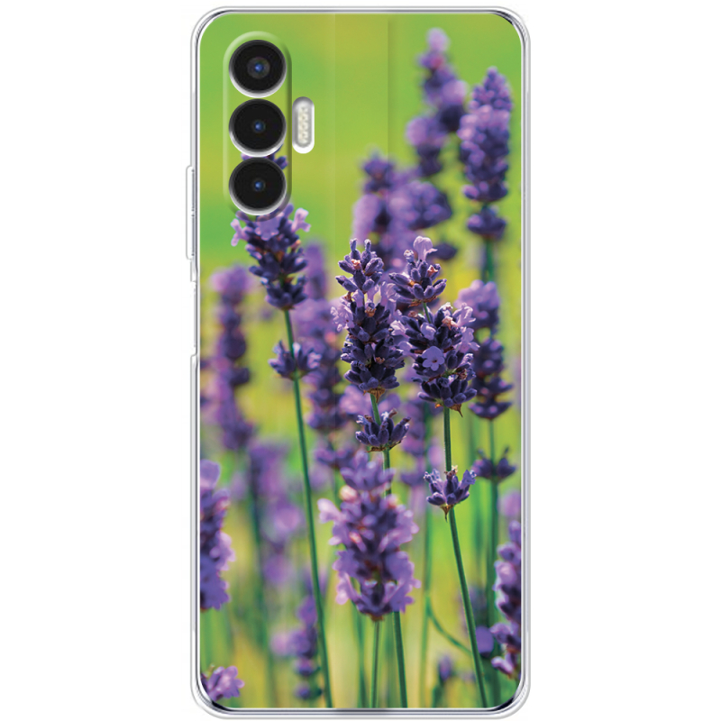 Чехол BoxFace Tecno POVA 3 Green Lavender