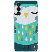 Чехол BoxFace Tecno POVA 3 Green Owl