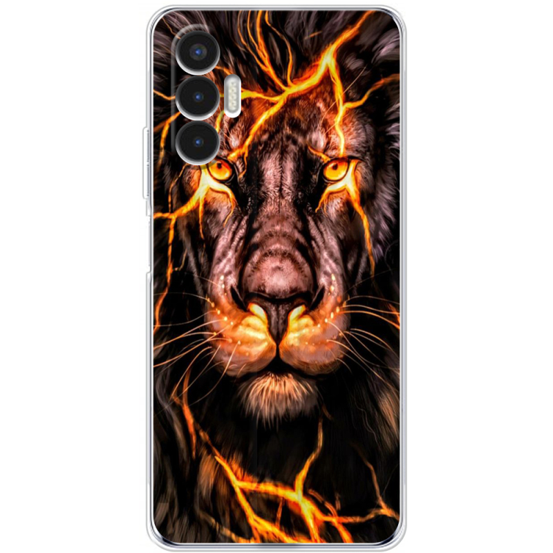 Чехол BoxFace Tecno POVA 3 Fire Lion