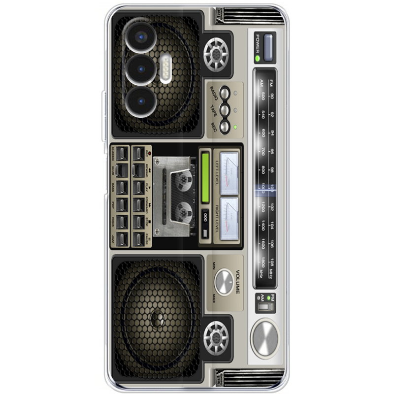 Чехол BoxFace Tecno POVA 3 Old Boombox