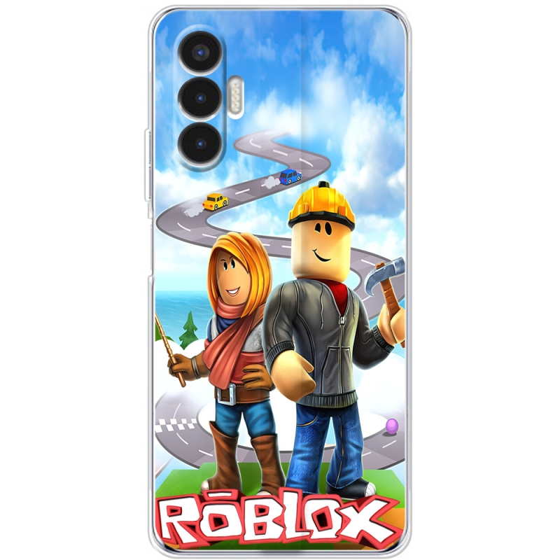 Чехол BoxFace Tecno POVA 3 Roblox Білдерман