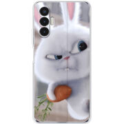 Чехол BoxFace Tecno POVA 3 Rabbit Snowball