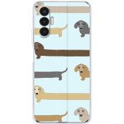 Чехол BoxFace Tecno POVA 3 Dachshund