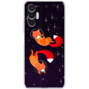 Чехол BoxFace Tecno POVA 3 Fox-Astronauts