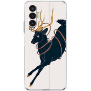 Чехол BoxFace Tecno POVA 3 Black Deer