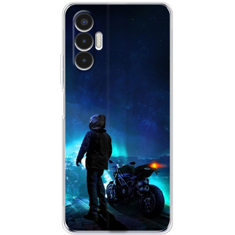 Чехол BoxFace Tecno POVA 3 Motorcyclist