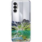 Прозрачный чехол BoxFace Tecno POVA 3 Green Mountain