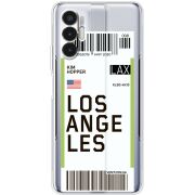 Прозрачный чехол BoxFace Tecno POVA 3 Ticket Los Angeles