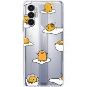 Прозрачный чехол BoxFace Tecno POVA 3 Gudetama