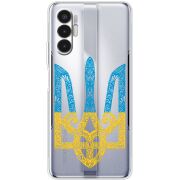 Прозрачный чехол BoxFace Tecno POVA 3 Gold Trident