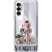 Прозрачный чехол BoxFace Tecno POVA 3 VOGUE