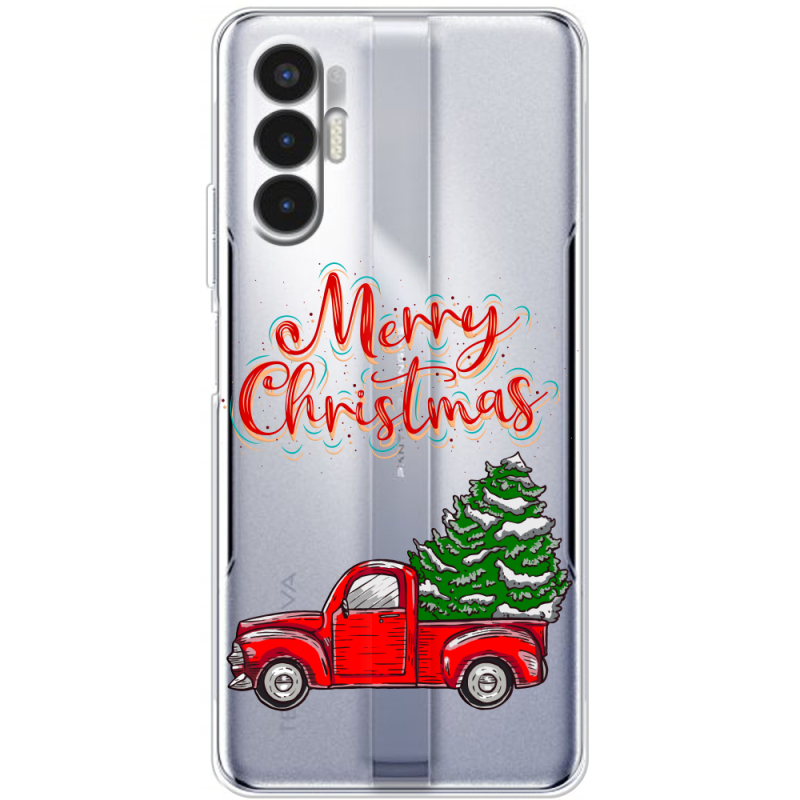 Прозрачный чехол BoxFace Tecno POVA 3 Holiday Car