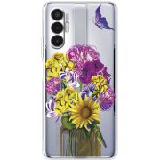 Прозрачный чехол BoxFace Tecno POVA 3 My Bouquet