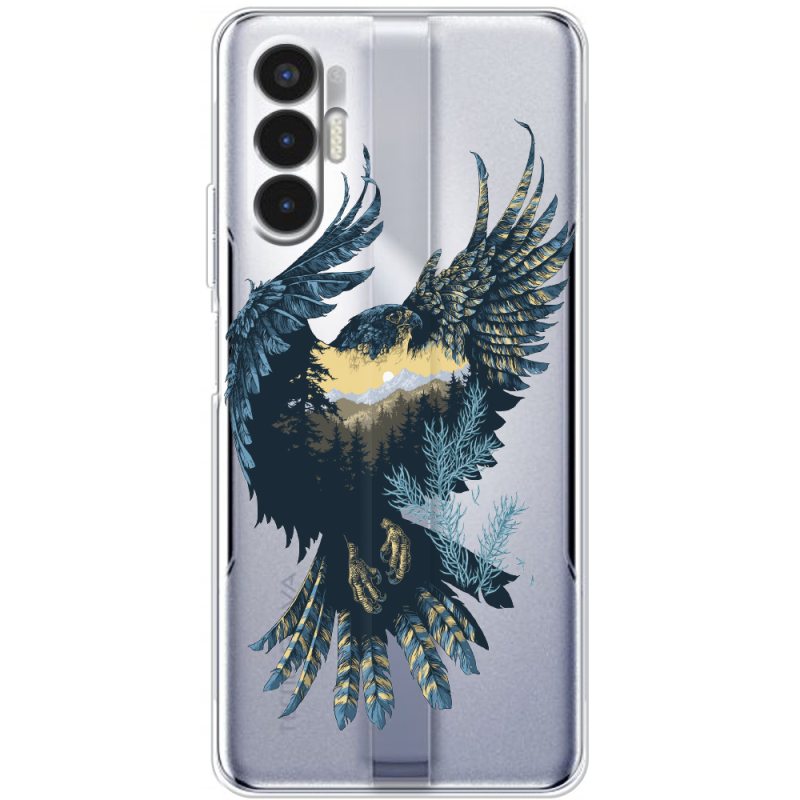 Прозрачный чехол BoxFace Tecno POVA 3 Eagle