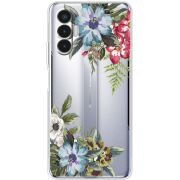 Прозрачный чехол BoxFace Tecno POVA 3 Floral