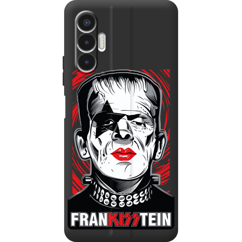 Черный чехол BoxFace Tecno POVA 3 Frankisstein