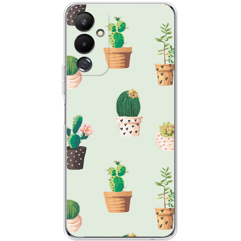 Чехол BoxFace Tecno POVA 4 L-green Cacti