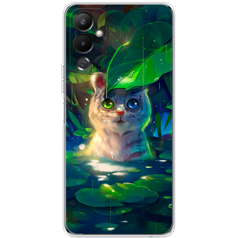 Чехол BoxFace Tecno POVA 4 White Tiger Cub