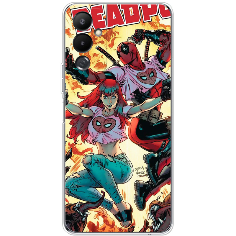 Чехол BoxFace Tecno POVA 4 Deadpool and Mary Jane
