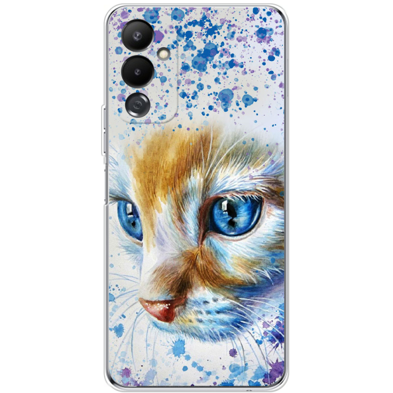 Чехол BoxFace Tecno POVA 4 Голубоглазый Кот