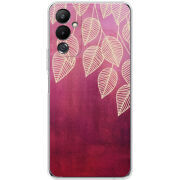 Чехол BoxFace Tecno POVA 4 Gold Leaves