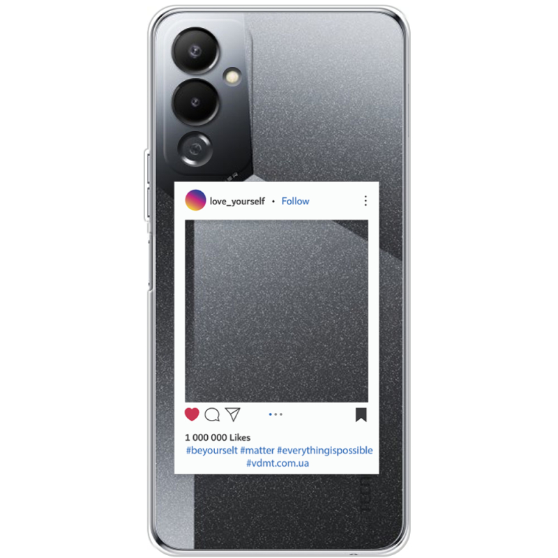 Прозрачный чехол BoxFace Tecno POVA 4 Insta