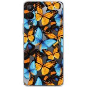 Прозрачный чехол BoxFace Tecno POVA 4 Butterfly Morpho