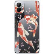 Прозрачный чехол BoxFace Tecno POVA 4 Japanese Koi Fish