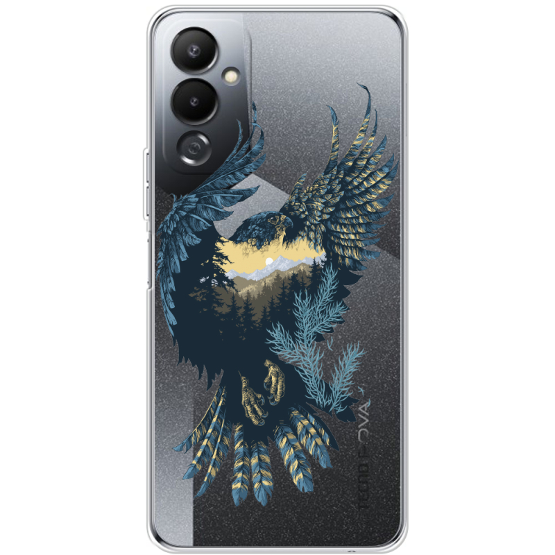 Прозрачный чехол BoxFace Tecno POVA 4 Eagle