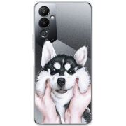 Прозрачный чехол BoxFace Tecno POVA 4 Husky