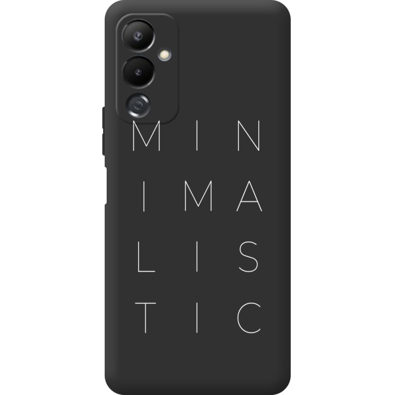 Черный чехол BoxFace Tecno POVA 4 Minimalistic